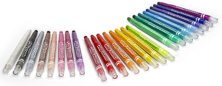 Pastelli a cera Crayola Twistables, multicolore, confezione da 24