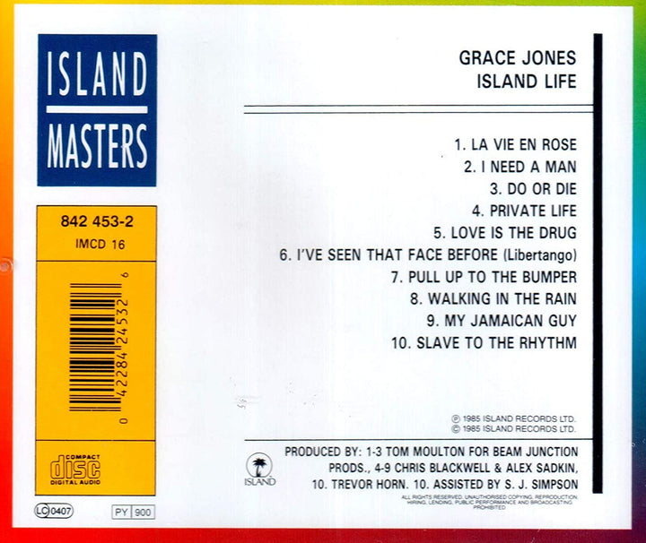 Grace Jones - Island Life [Audio-CD]