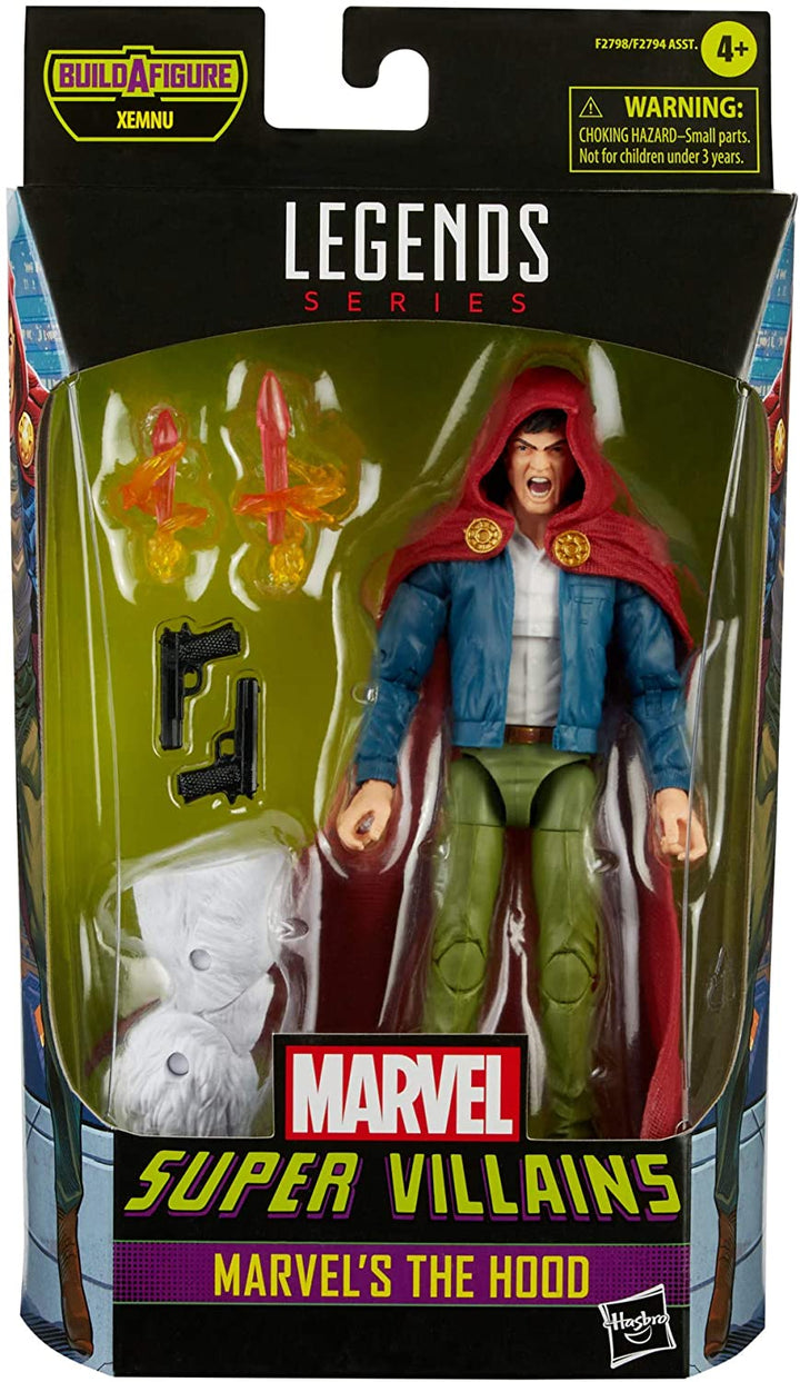 Hasbro Marvel Legends Series 6-inch Collectible Action Marvel's The Hood Figure, Includes 4 Accessories and 1 Build-A-Figure Part