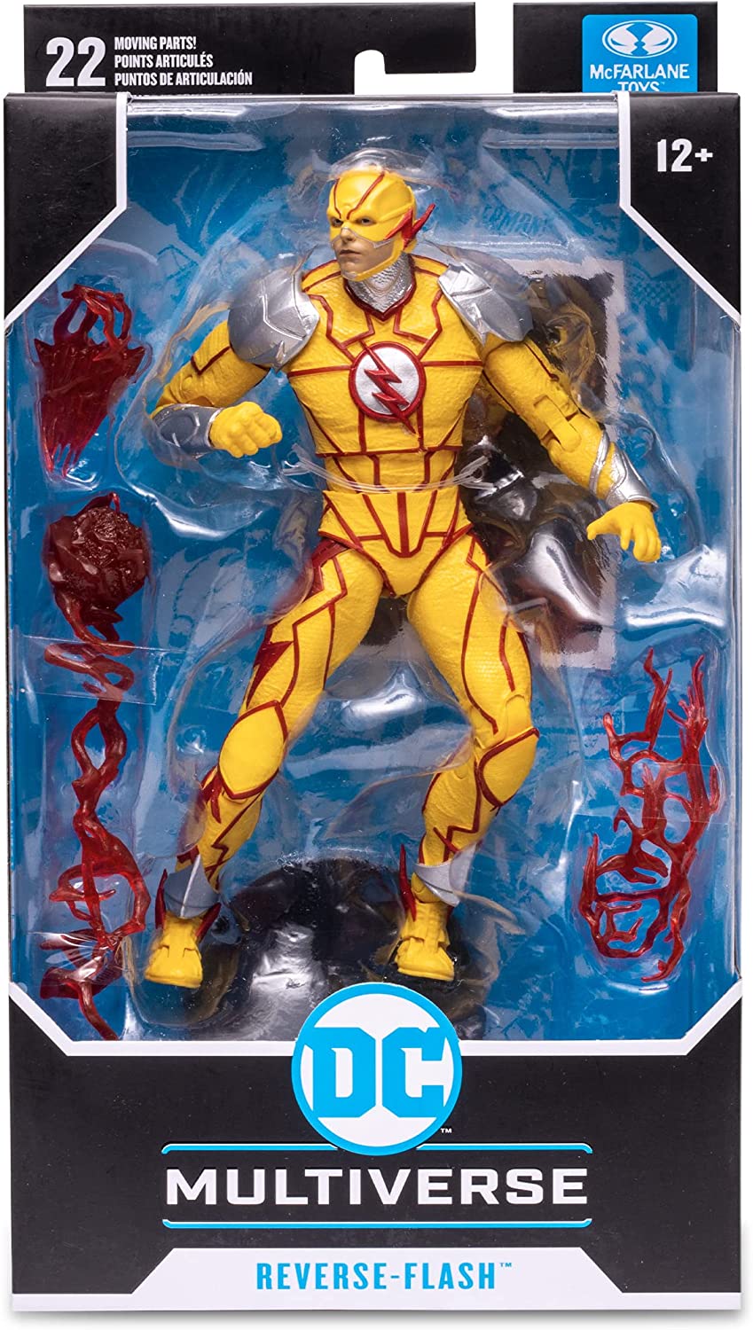 McFarlane TM15382 DC Gaming 7IN Figuren WV7-REVERSE Flash, Mehrfarbig