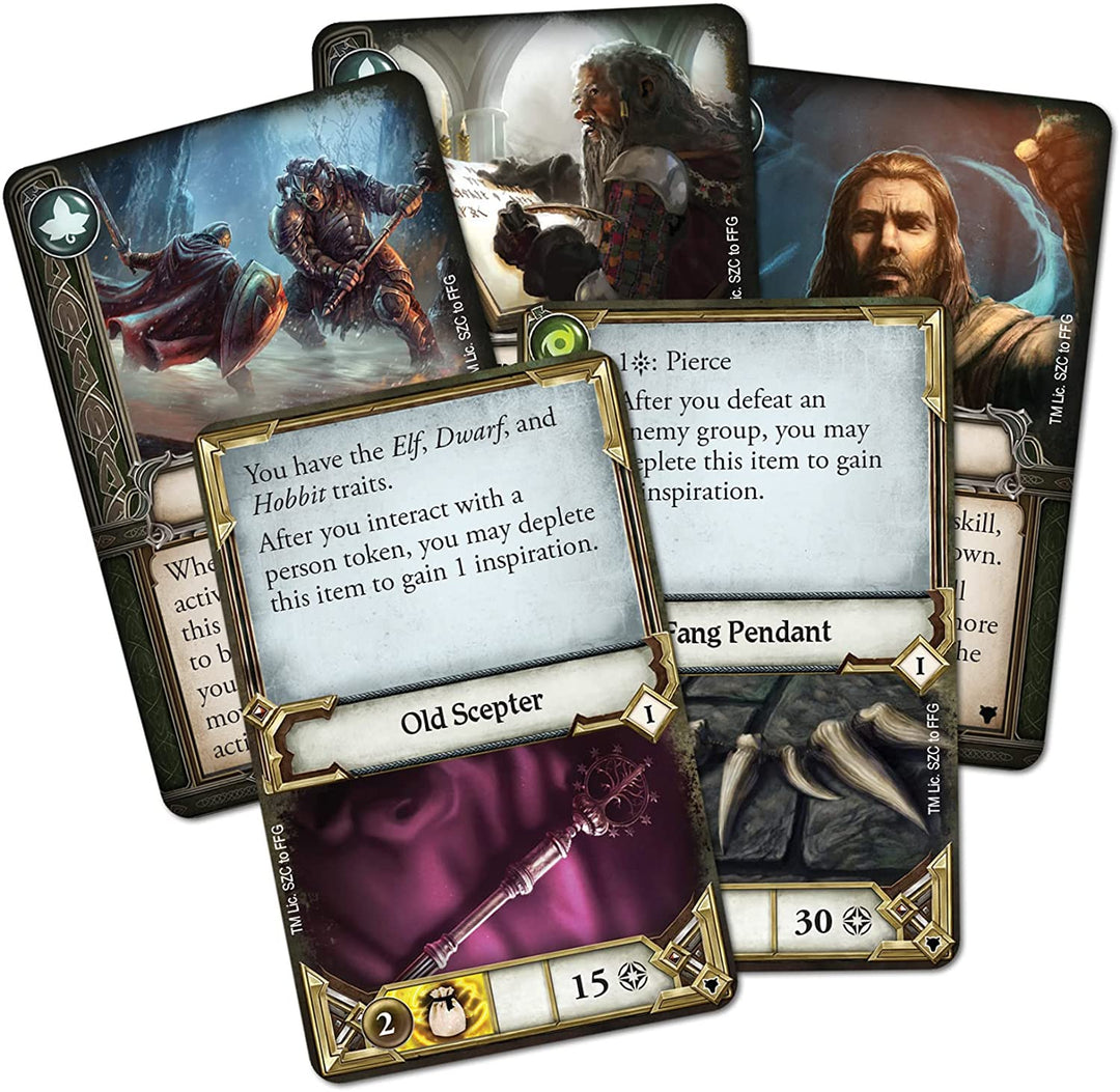 Fantasy Flight Games FFGJME04 Herr der Ringe: Reisen in Mittelerde – Schurken von Eriador