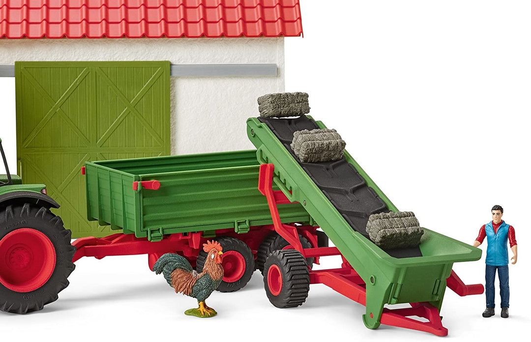 Schleich 42377 Hay Conveyor with Farmer