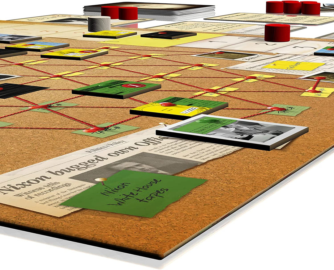 Capstone Games: Watergate – White Box Edition – Historisches Strategie-Brettspiel,
