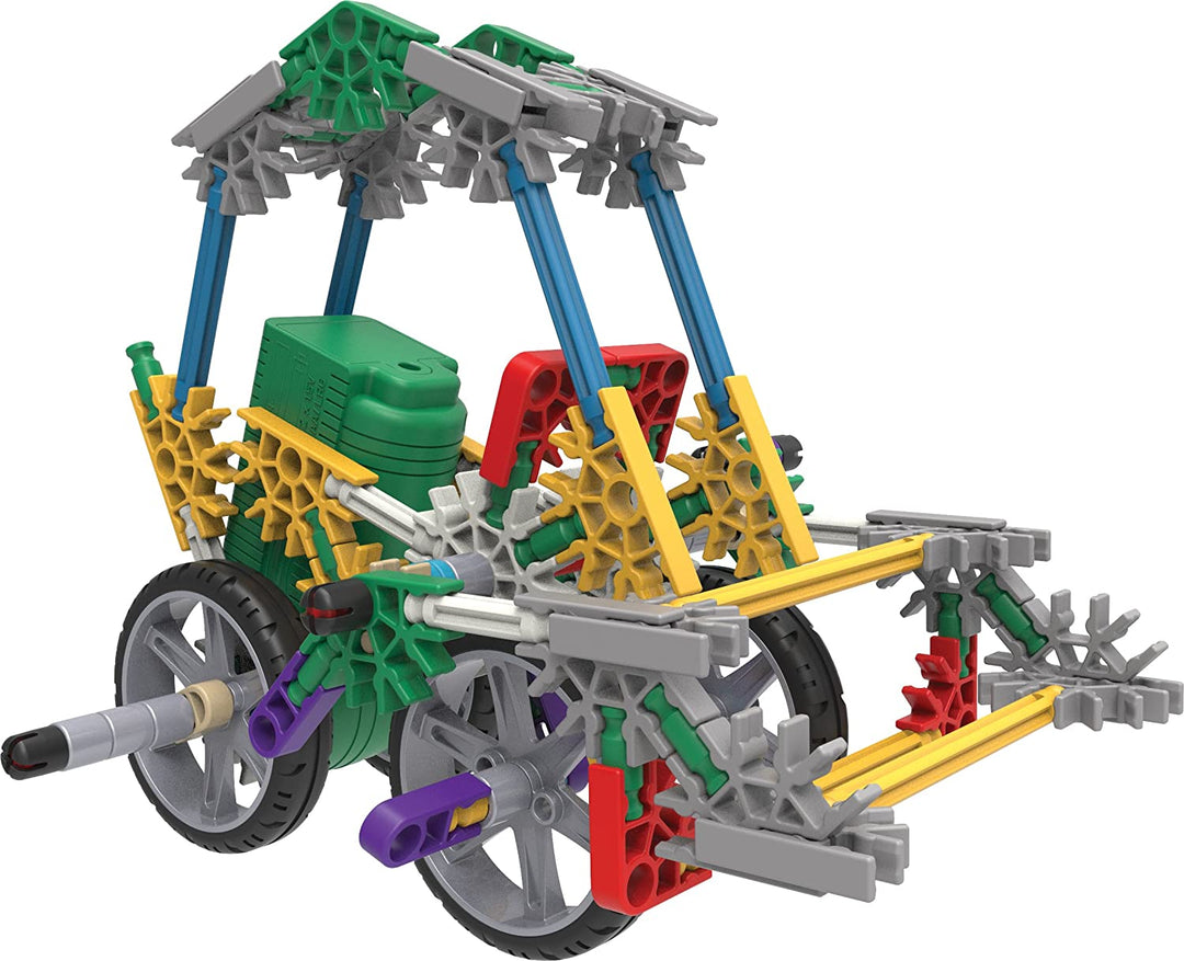 K'NEX 23012 Imagine Power and Play motorisiertes Bauset, Lernspielzeug für Kinder, 529-teiliges Stiel-Lernset, Technik für Kinder, lustiges und farbenfrohes Bauspielzeug für Kinder ab 7 Jahren