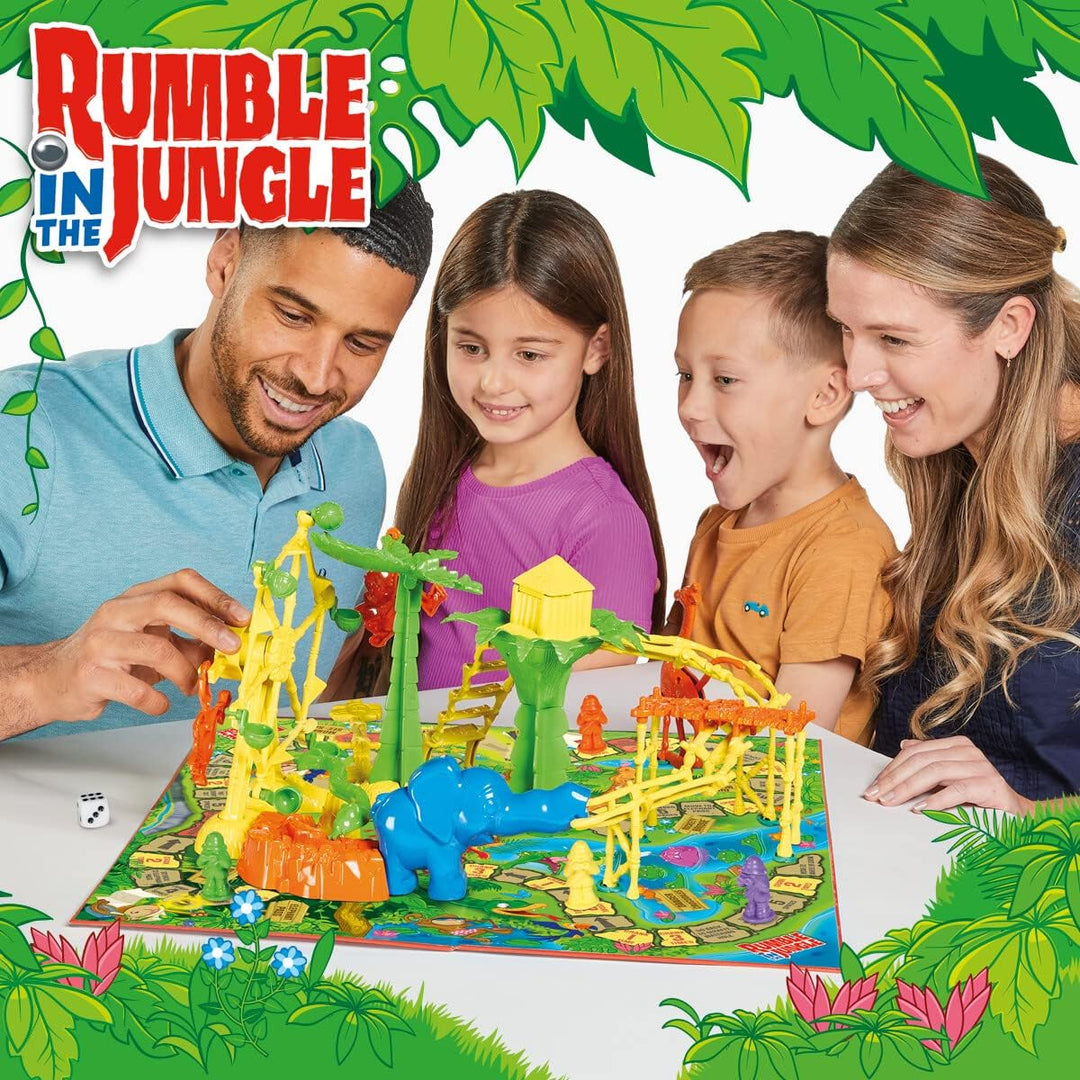 TOMY Games T73421 Rumble in the Jungle Board Game, Family Game For Adults And Kids