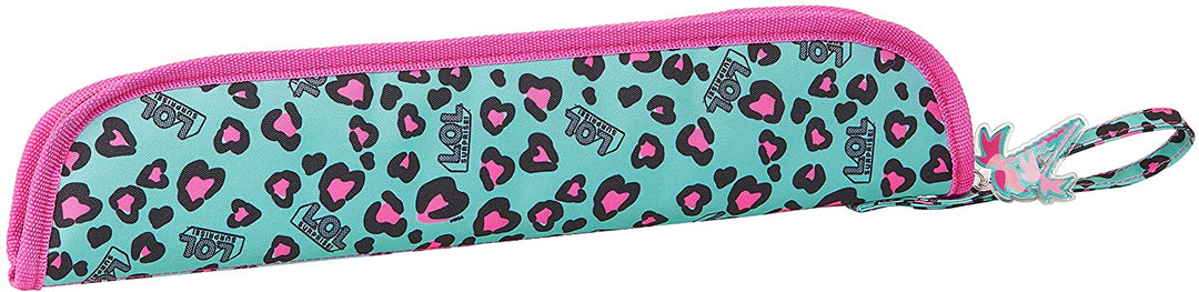 safta LOL Surprise, Flötenhalter für Unisex-Kinder, Himmelblau/Pink, 370 x 20 x 80 mm