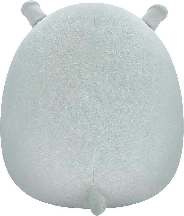 Squishmallows SQCR04133 Harrison – Graues Nilpferd, 30,5 cm