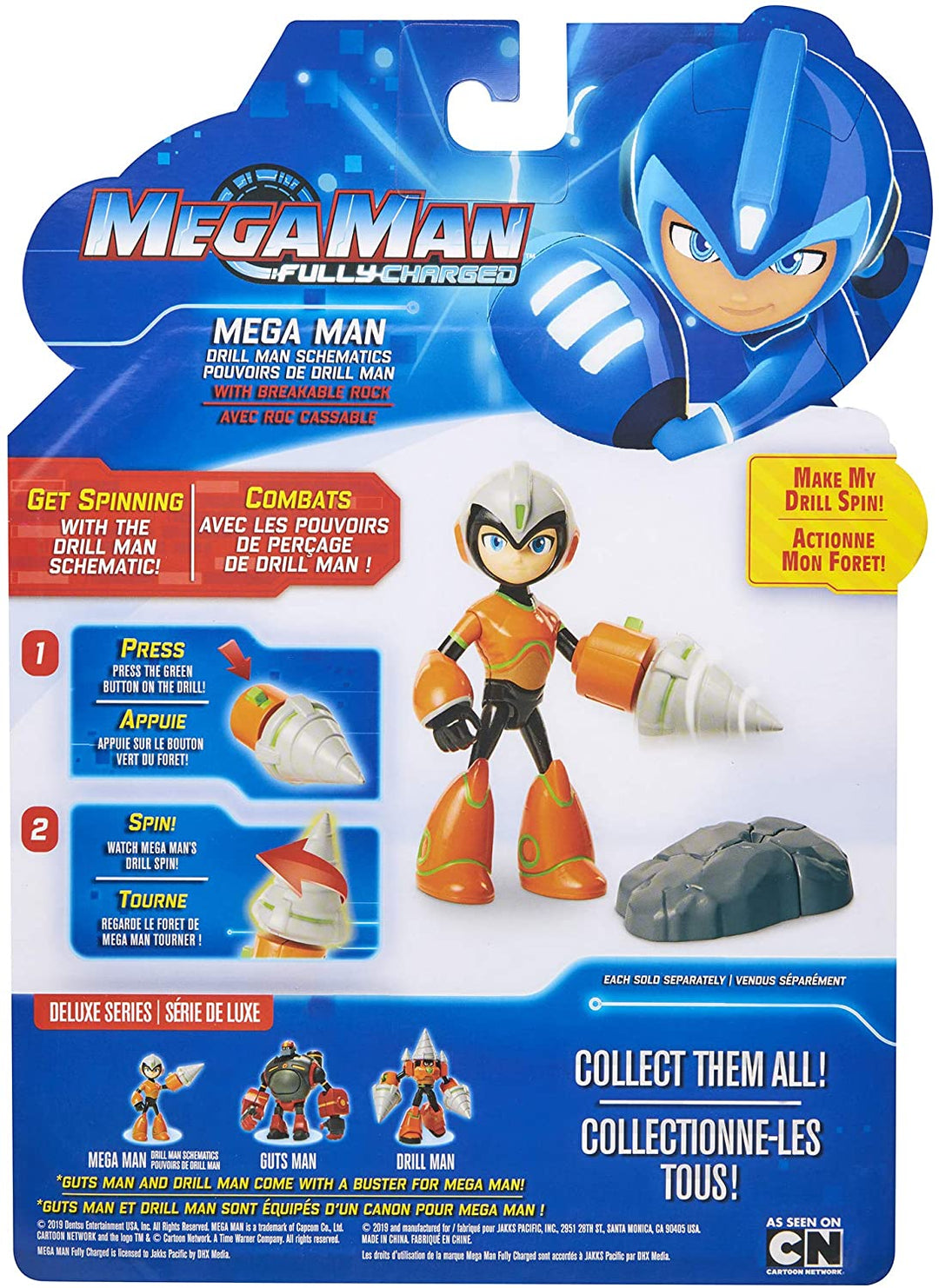 Mega Man: Fully Charged – Deluxe Drill Man-Baupläne Mega Man Articulated Actio