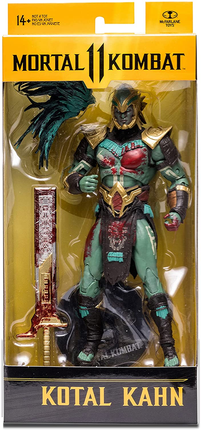 McFarlane TM11059 Mortal Kombat 7 Inch Collectible Figures Wave 8-Kotal Kahn (Bl