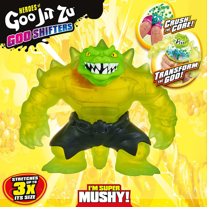 Heroes of Goo Jit Zu Goo Shifters Rock Jaw Heldenpaket. Super dehnbar, Super Squi