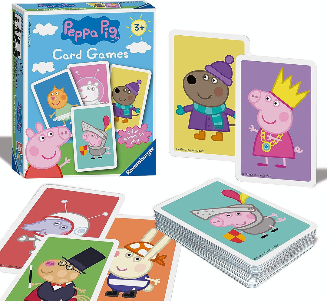 Ravensburger Peppa Pig Card Game for Kids Age 3 Years and Up - Snap, Happy Families, Swap or Pairs