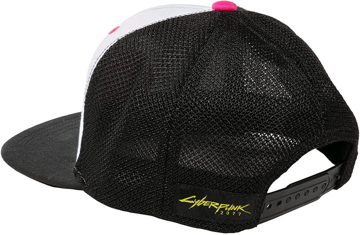 JINX Cyberpunk 2077 Night City Tourist Trucker Snap Back Hut, Schwarz, Erwachsenengröße