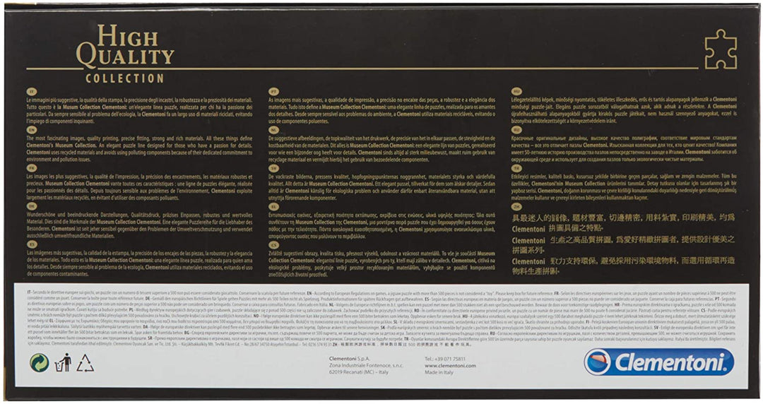 Clementoni 39498 Puzzle Vaticano Cappello Sistina Panorama puzzle per adulti e bambini 1000 Pezzi