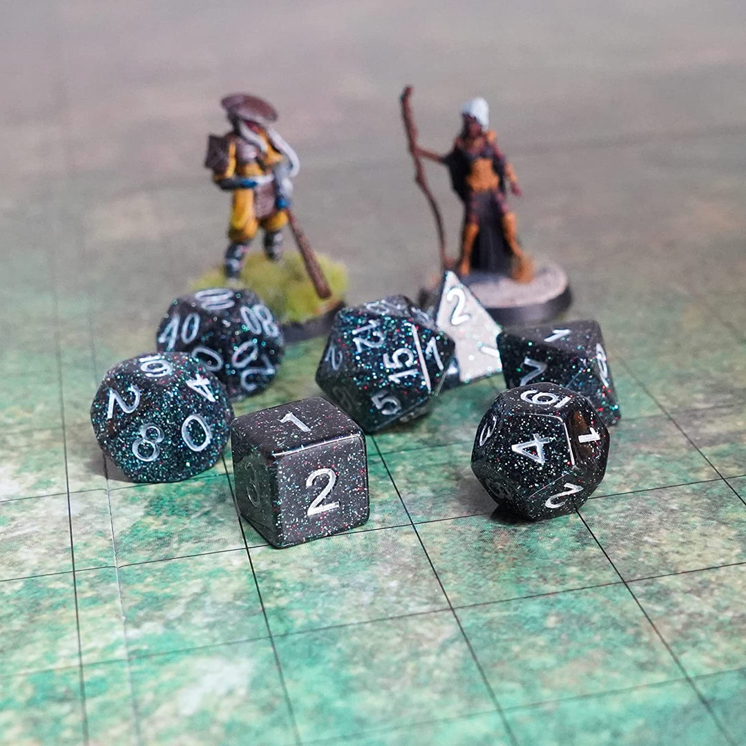 Astro Mica 16mm Resin Poly Dice Set