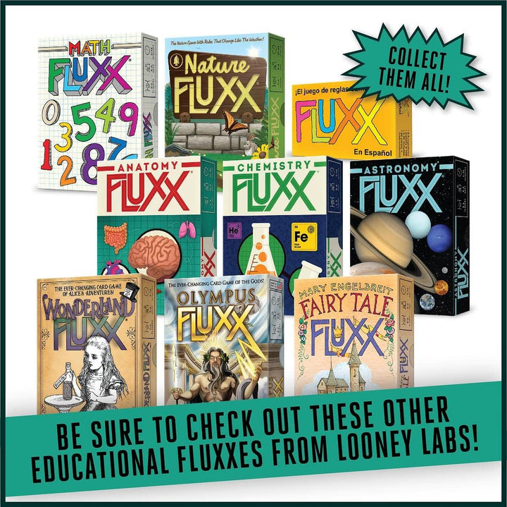 Anatomy Fluxx Family Card Game | Ages 12+ | 2-6 Players