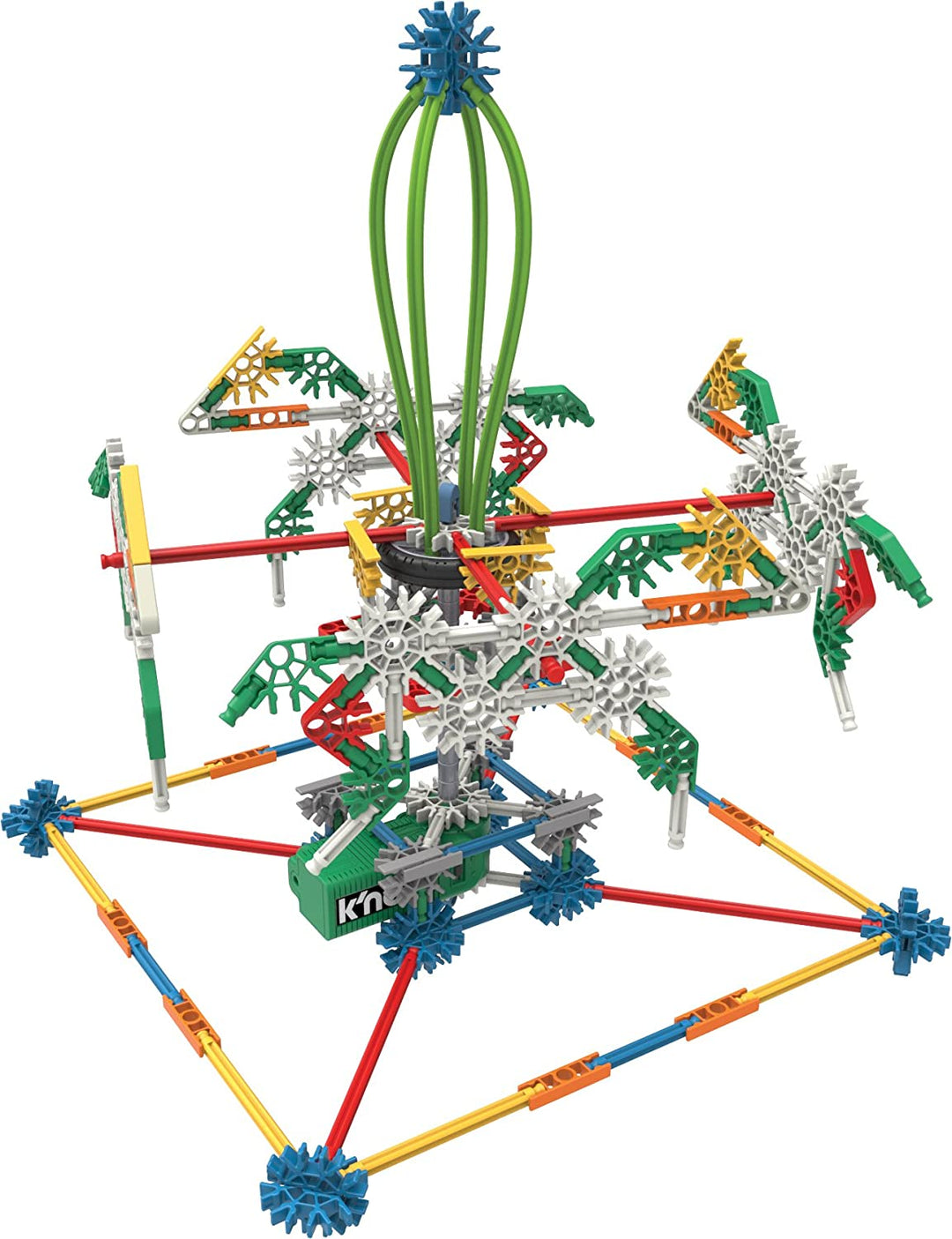 K'NEX 23012 Imagine Power and Play motorisiertes Bauset, Lernspielzeug für Kinder, 529-teiliges Stiel-Lernset, Technik für Kinder, lustiges und farbenfrohes Bauspielzeug für Kinder ab 7 Jahren