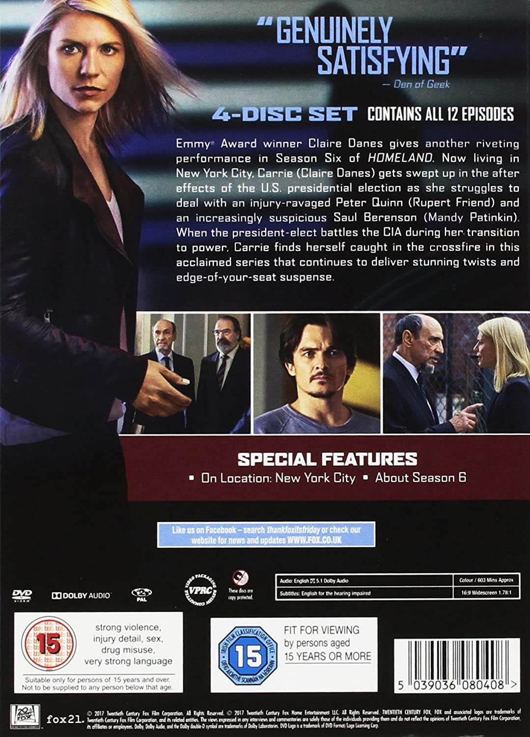 Homeland Season 6 - Thriller [DVD]