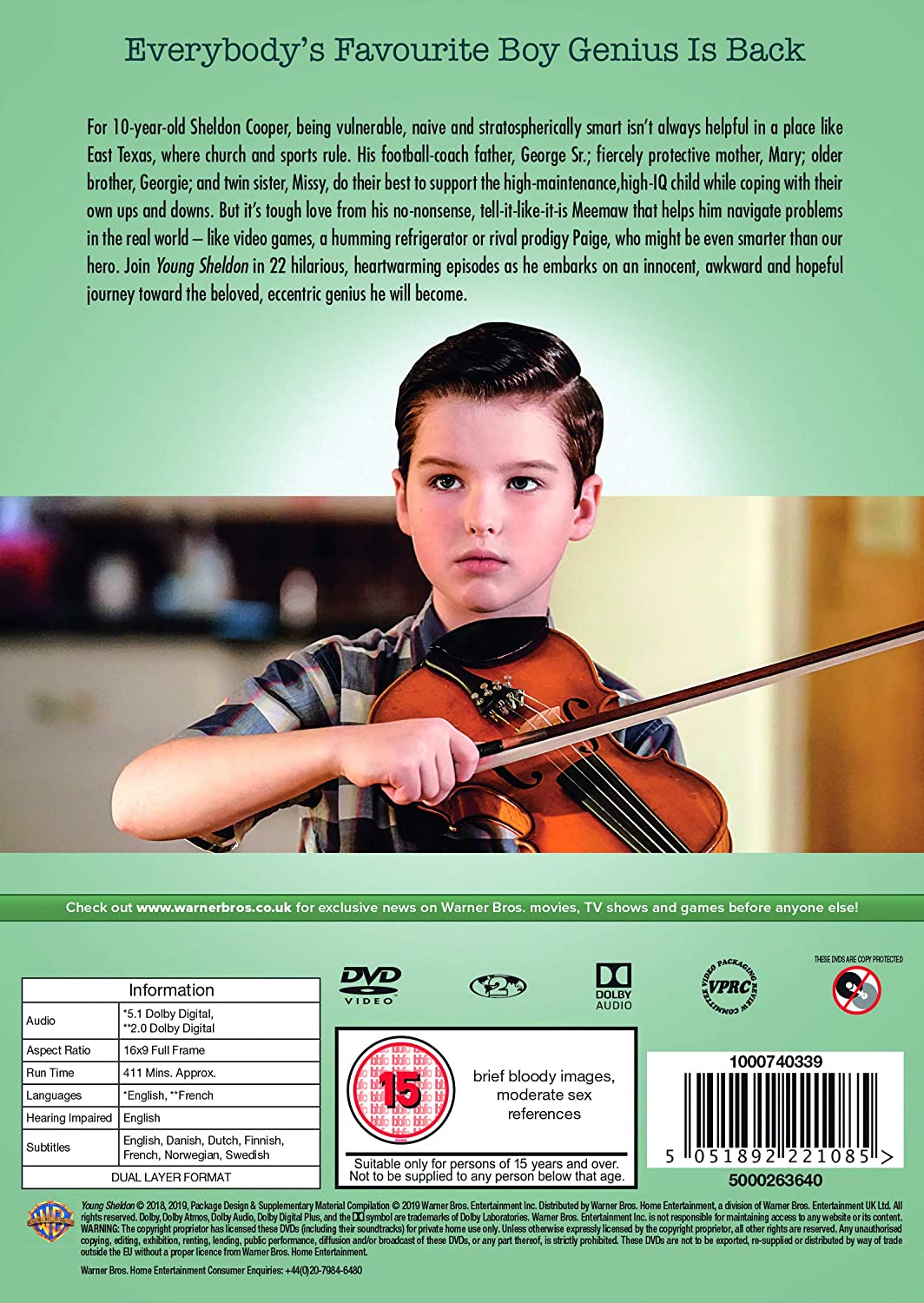 Young Sheldon: Staffel 2 [2019] – Sitcom [DVD]