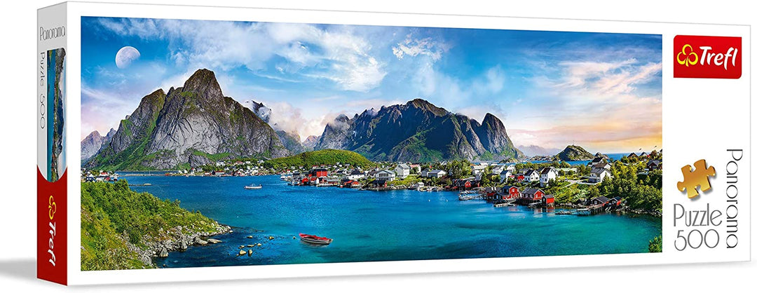 Trefl 916 29500, Norvegia EA 500 pezzi, Panorama, Qualità Premium, per adulti e bambini dai 10 anni 500 pezzi