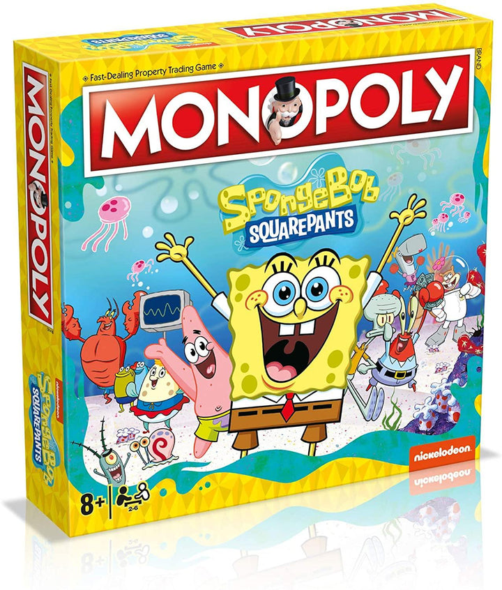 Winning Moves Spongebob Squarepants Monopoly Board Game - Yachew