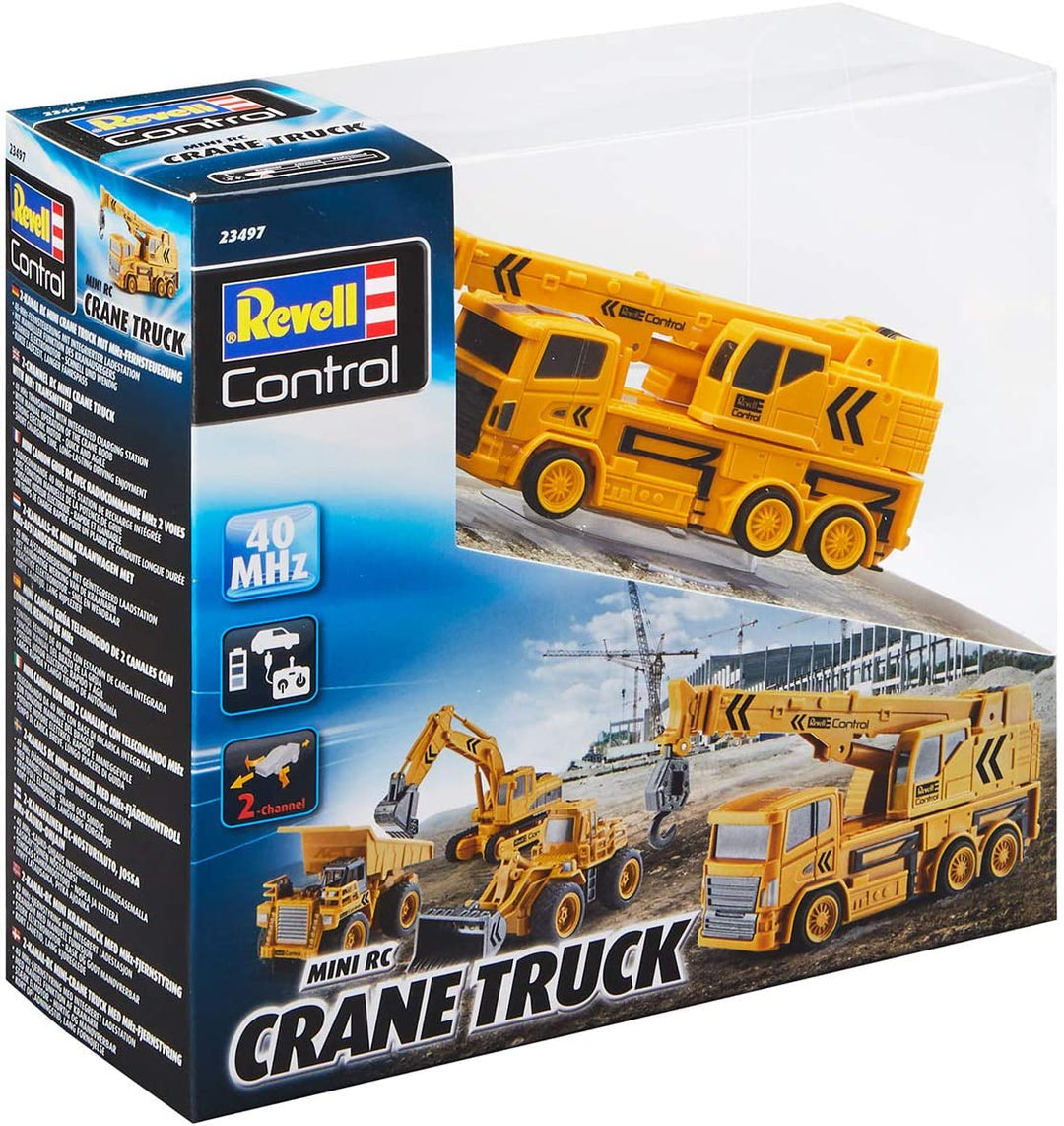 Revell Control 23497 Mini RC Crane Truck Plastikmodellbausatz, Gelb