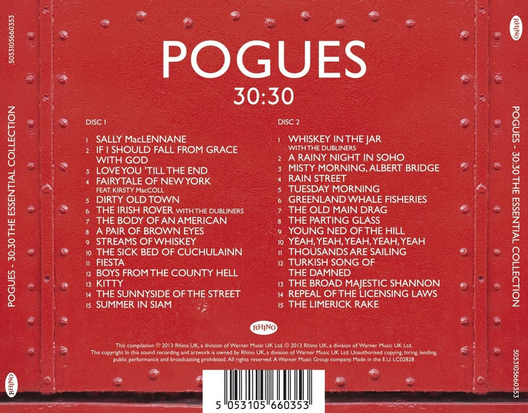 The Pogues  -  30:30 The Essential Collection [Audio CD]