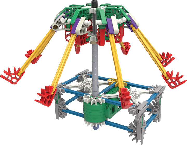 K'NEX 23012 Imagine Power and Play motorisiertes Bauset, Lernspielzeug für Kinder, 529-teiliges Stiel-Lernset, Technik für Kinder, lustiges und farbenfrohes Bauspielzeug für Kinder ab 7 Jahren