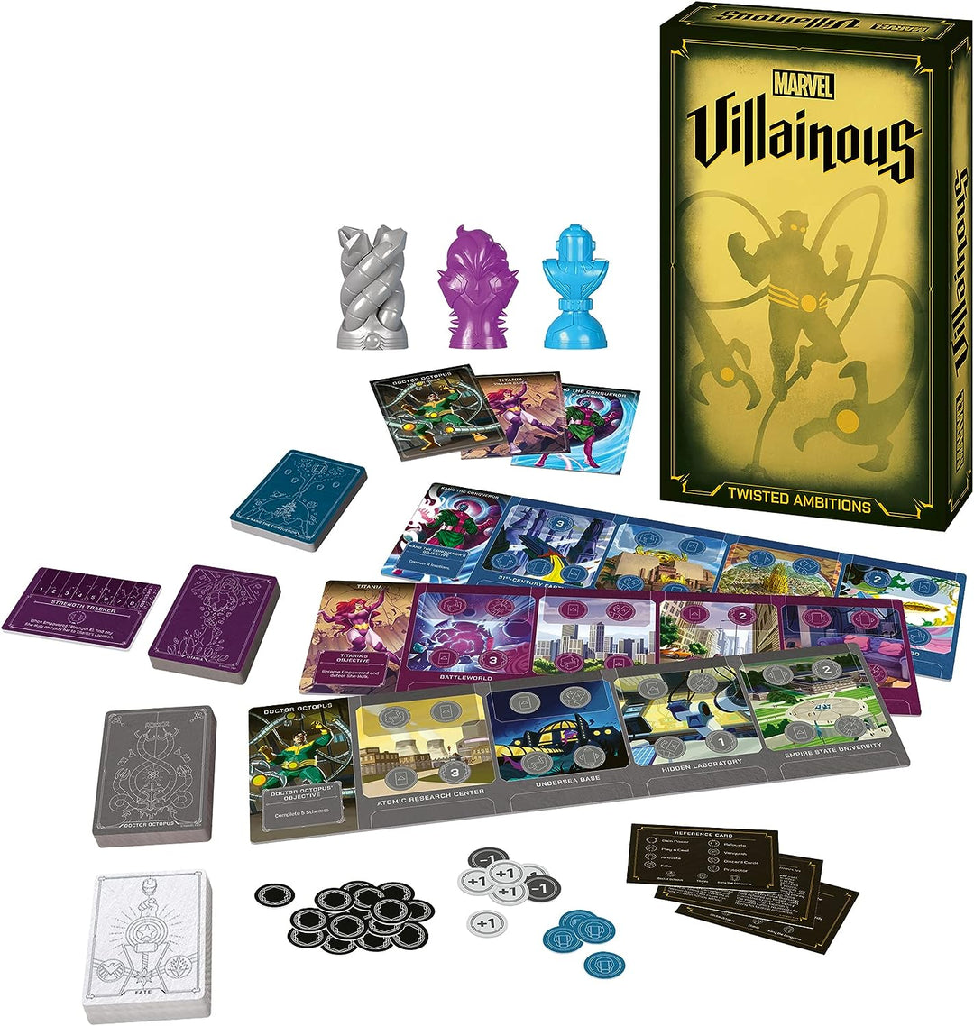 Ravensburger Marvel Villainous Twisted Ambitions – Immersives Strategie-Brettspiel