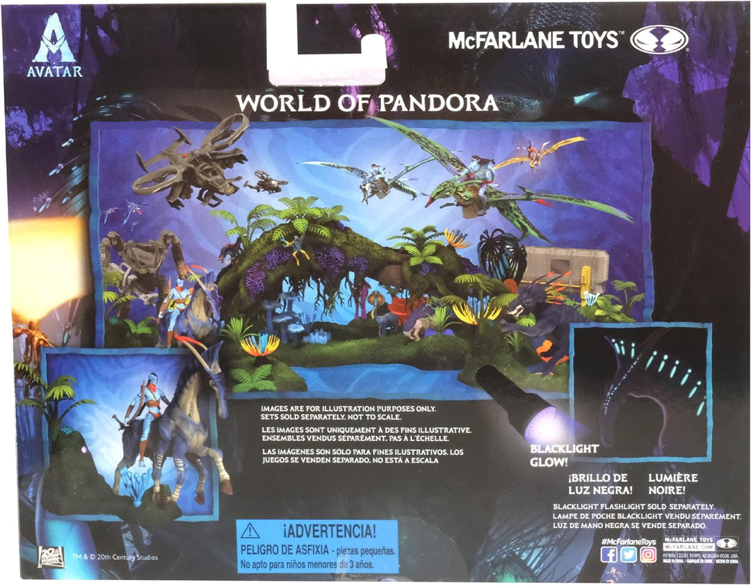 McFarlane Toys - Disney Avatar – World of Pandora Tsu’tey and Direhorse Avatar Movie