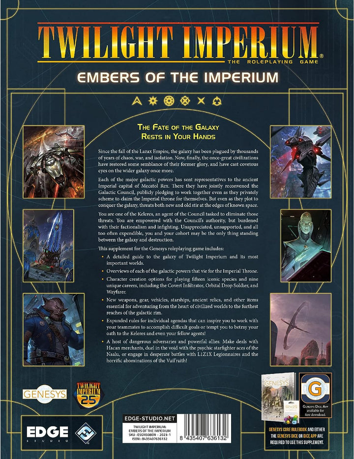 Edge Twilight Imperium Space Opera Roleplaying Sourcebook (87640)