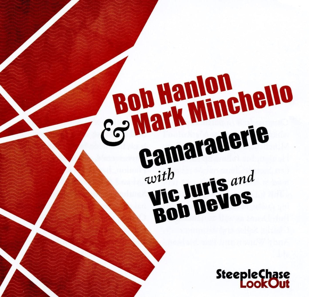 Bob Hanlon & Mark Minchello - Cameraderie [Audio CD]