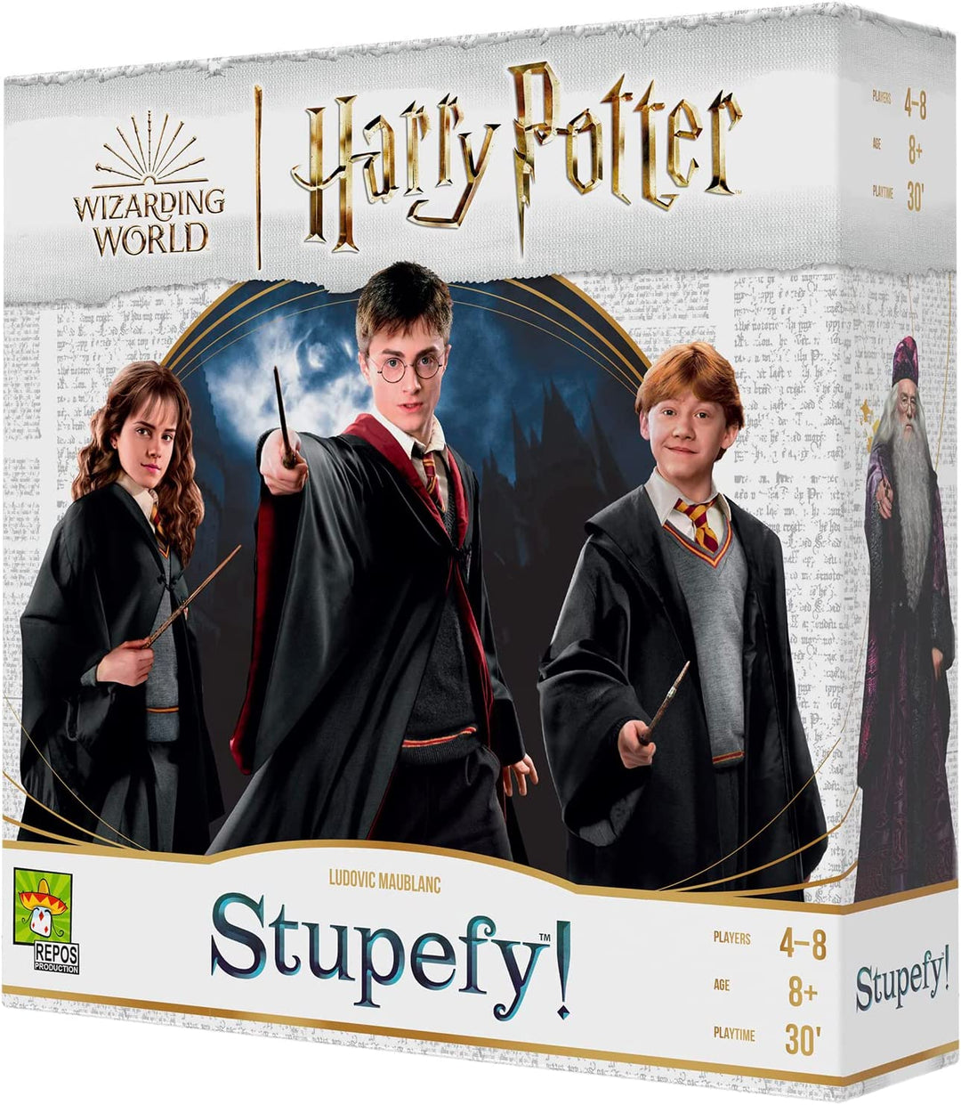 Repos | Harry Potter Stupefy | Brettspiel | Ab 8 Jahren | 4-8 Spieler