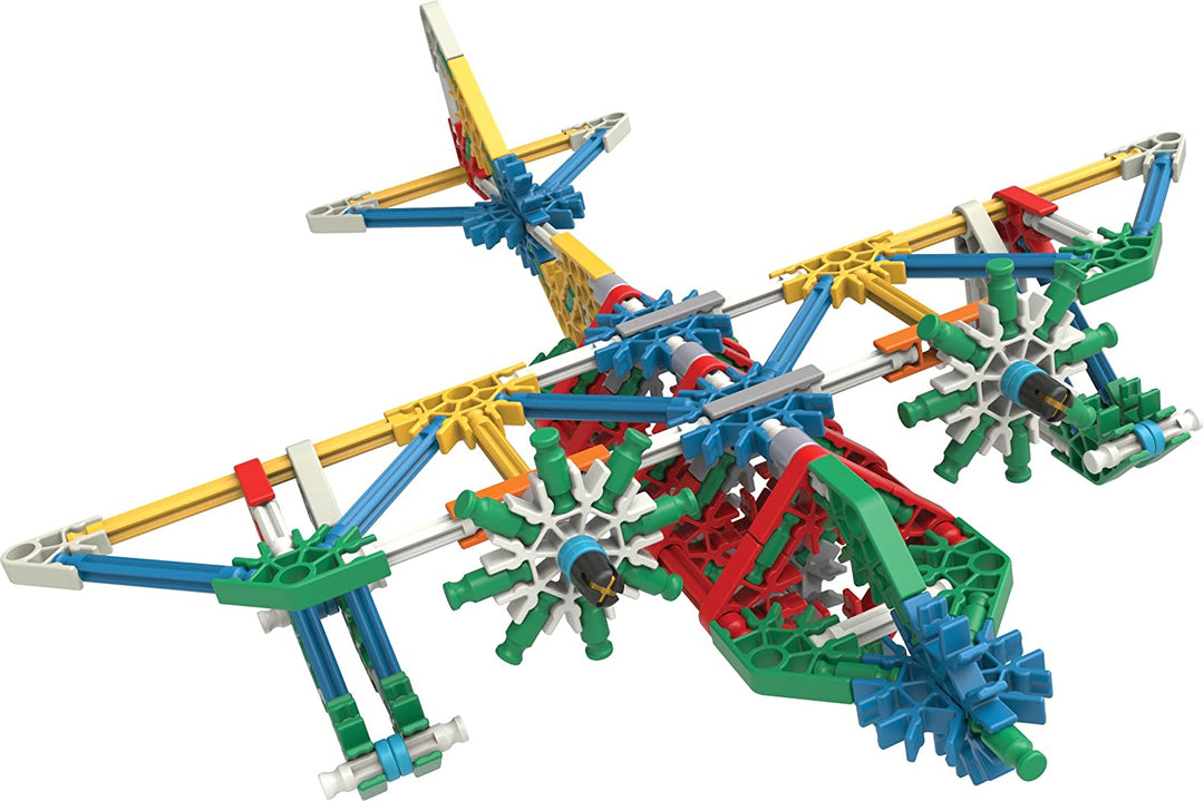 K'NEX 23012 Imagine Power and Play motorisiertes Bauset, Lernspielzeug für Kinder, 529-teiliges Stiel-Lernset, Technik für Kinder, lustiges und farbenfrohes Bauspielzeug für Kinder ab 7 Jahren