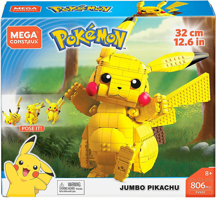 Mattel Mega Construx Pokemon Jumbo Pikachu