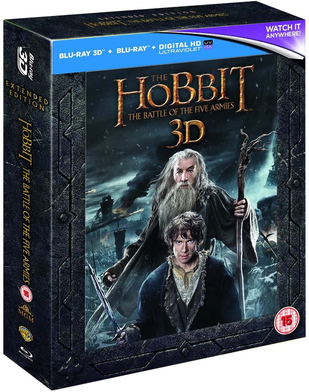 Lo Hobbit: La Battaglia Delle Cinque Armate 3D - Edizione Estesa [Blu-ray] [2014]
