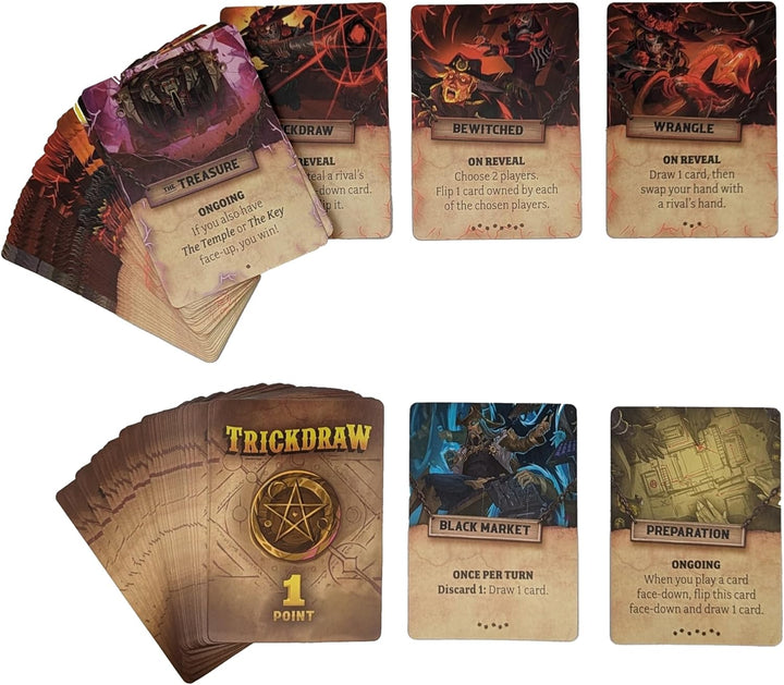 TRICKDRAW - Fast Paced Card Game, Magic Flippin' Cowboys, Strategy