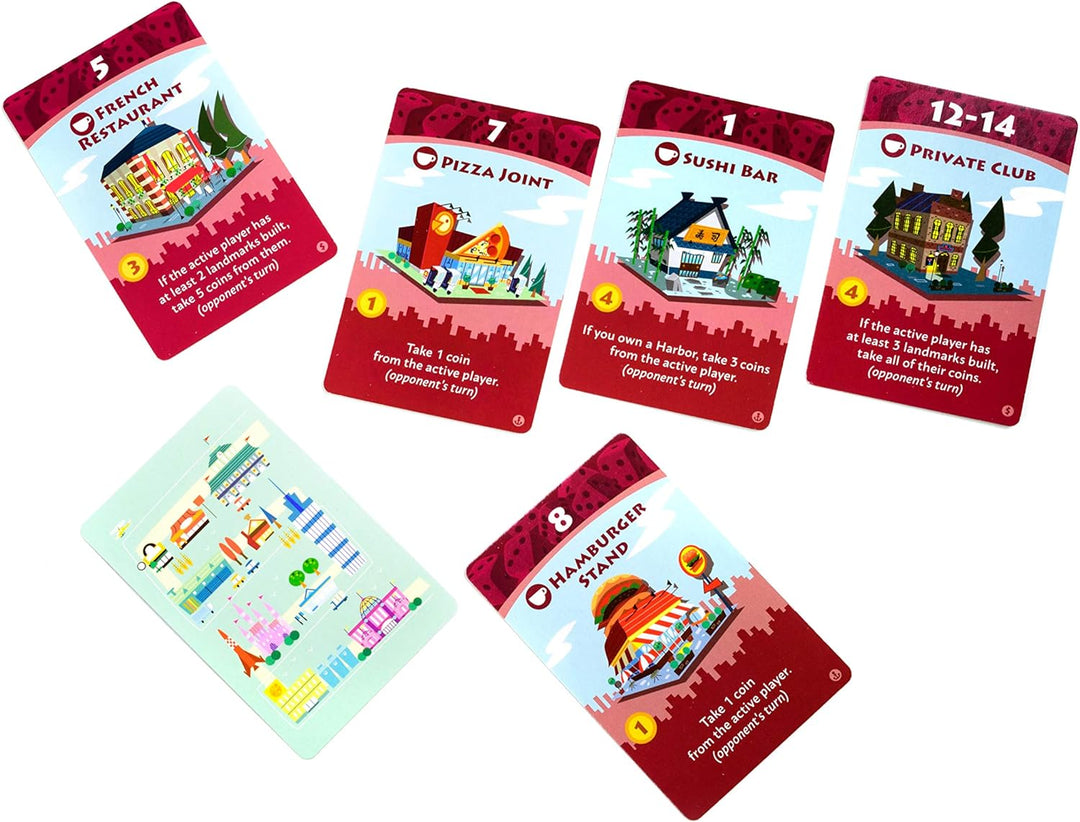 Pandasaurus PAN201905 Machi Koro 5. Jubiläumserweiterungen, gemischte Farben