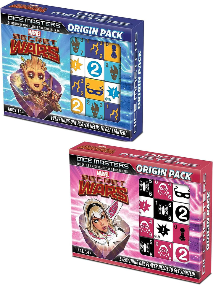 Marvel Dice Masters: Secret Wars Origin Packs Display – Enthält 8 Origin Packs