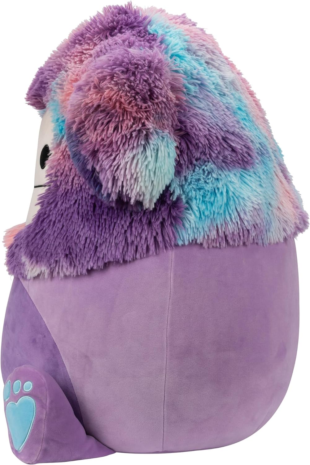 Squishmallows SQCR04218 20" Eden The Purple Bigfoot, Schwarz