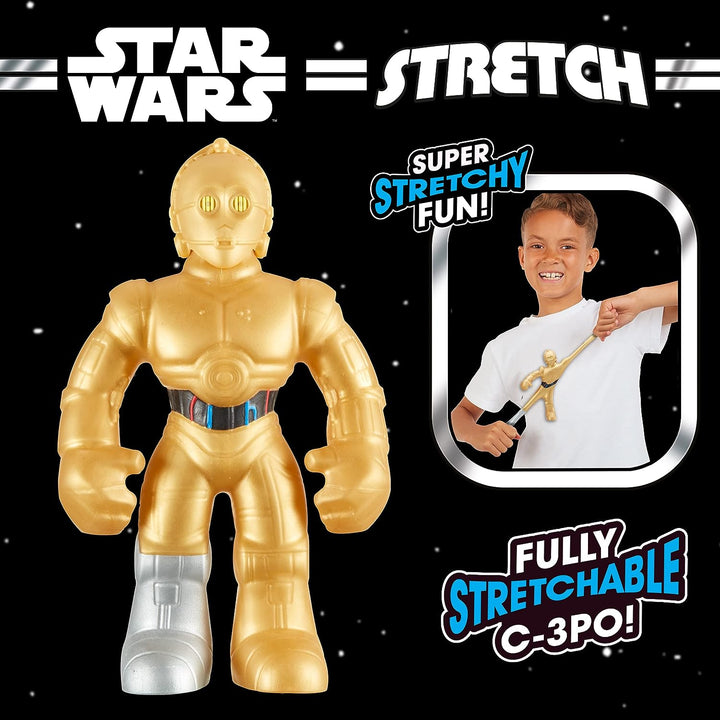 STRETCH STAR WARS C-3PO STRETCHSPIELZEUG. Dehnbare Arme, toller Dehnspaß. FU