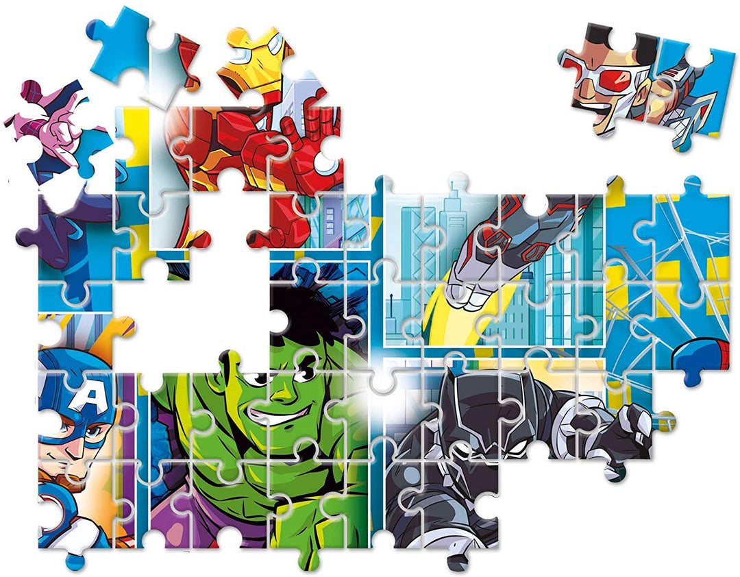 Clementoni - 20256 - Supercolor Puzzle - Marvel Superhero - 30 pieces - Made in Italy - jigsaw puzzle children age 3+