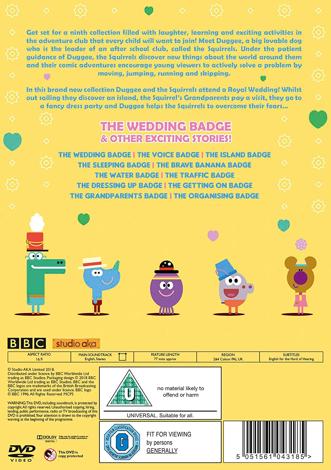 Hey Duggee - The Wedding Badge & Other Stories [2018] - Pre-school -[DVD]