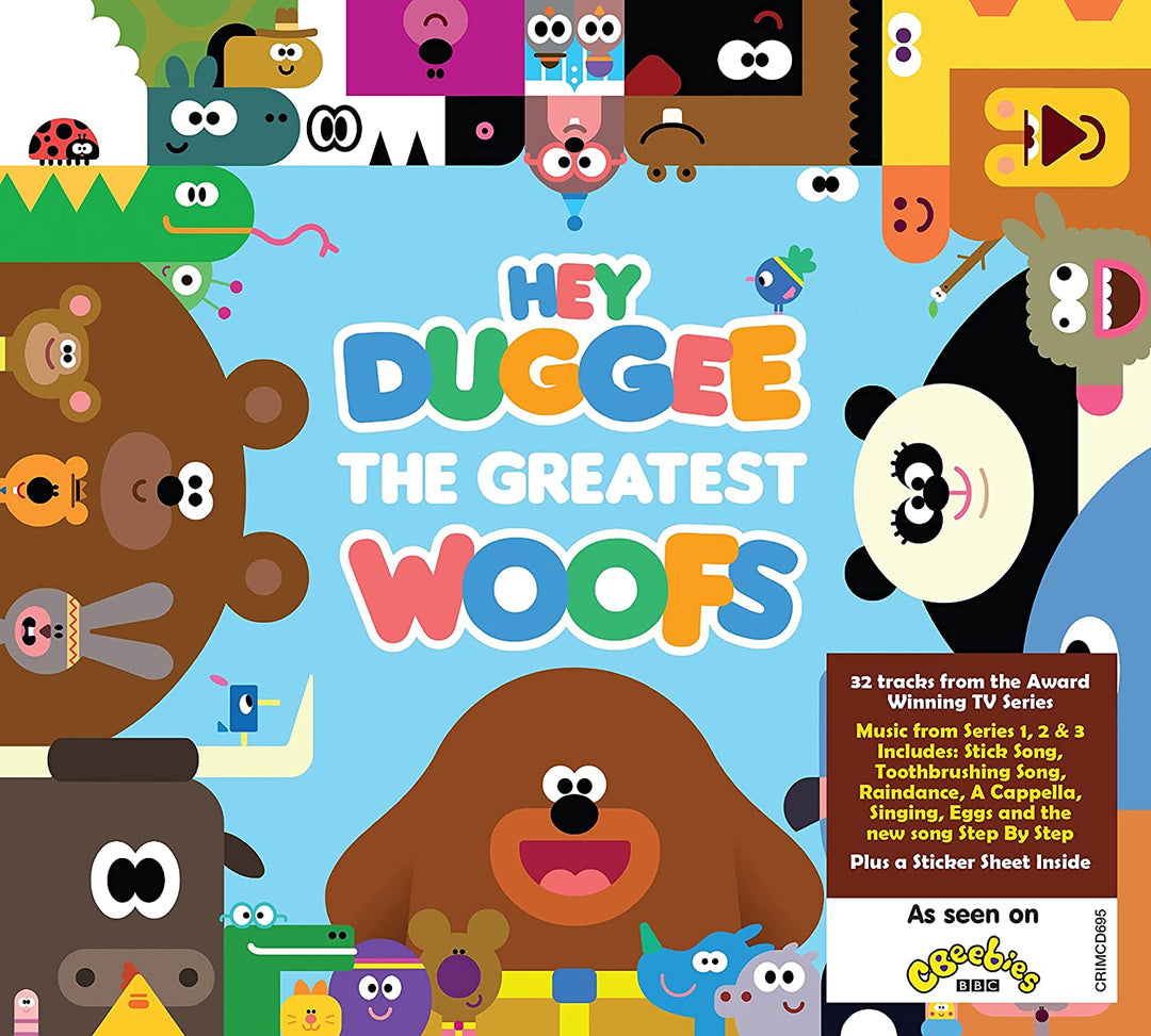 Hey Duggee - Hey Duggee The Greatest Woofs with Sticker Sheet) [Audio CD]