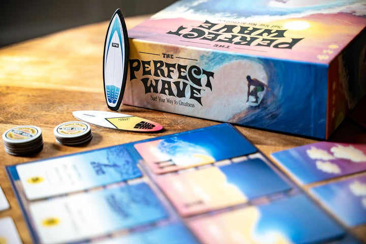 The Perfect Wave | Surfing Themed Light Strategy Card Game | Custom Artwork