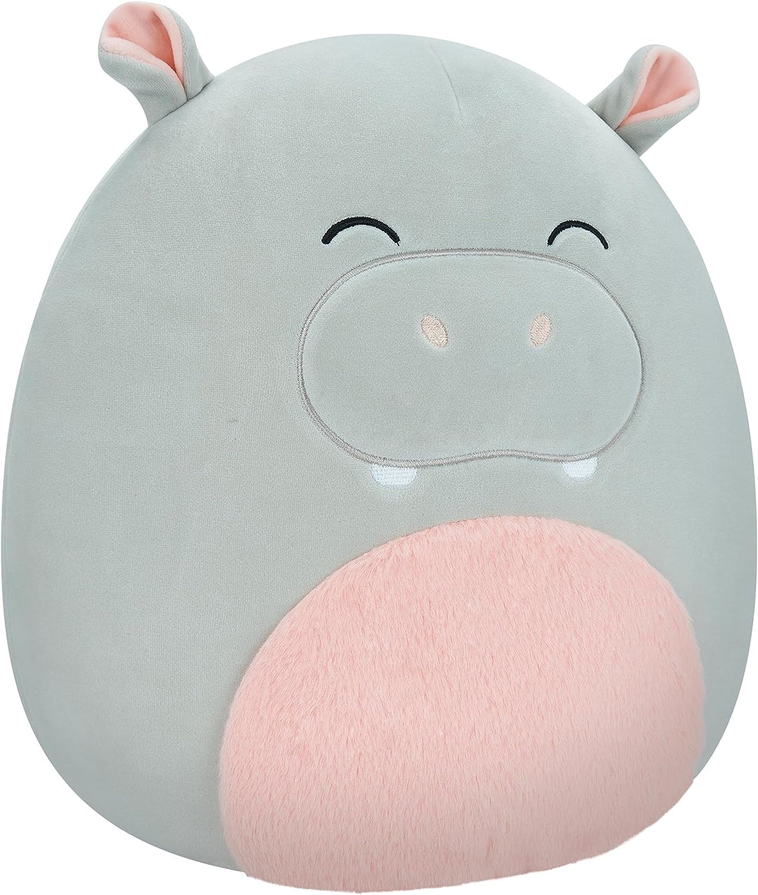 Squishmallows SQCR04133 Harrison – Graues Nilpferd, 30,5 cm