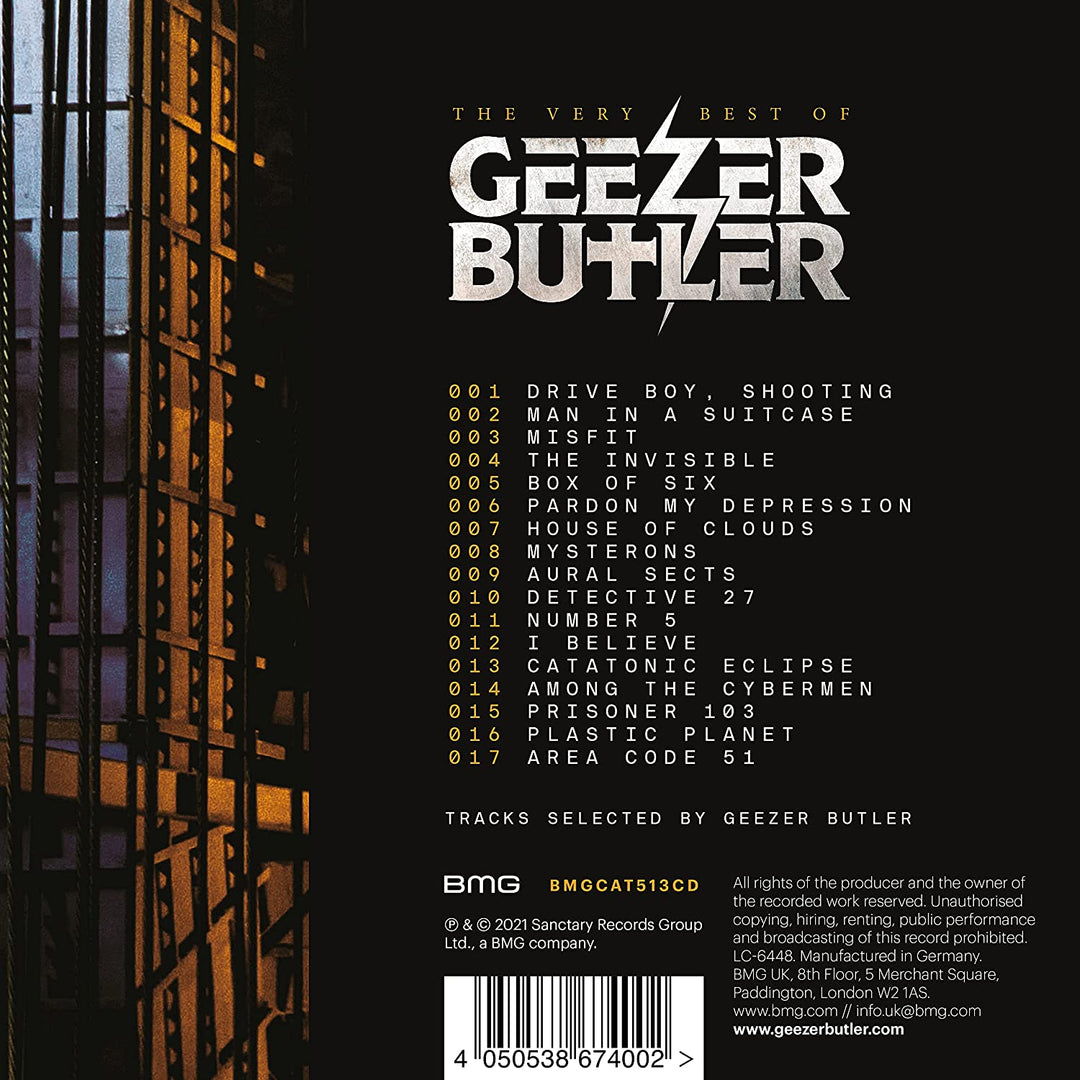 The Very Best of Geezer Butler [Audio CD]