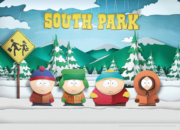 South Park Paper Bus Stop 1000-teiliges Puzzle