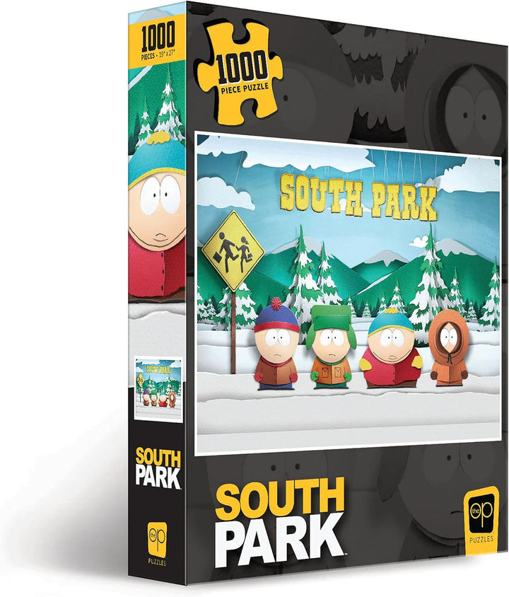 South Park Paper Bus Stop 1000-teiliges Puzzle