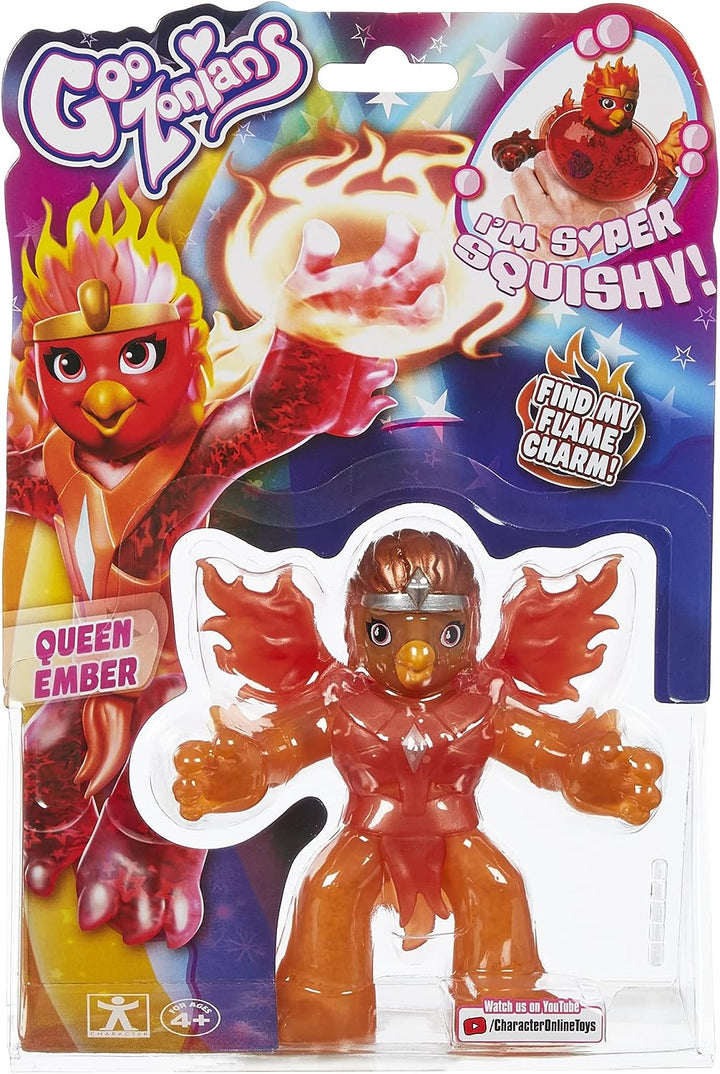 Goozonians Hero Pack Queen Ember, Stretchy, Squishy Toy for Girls