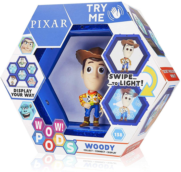 WOW! PODS Woody – Toy Story 4 | Offizielle Disney Pixar leuchtende Wackelkopf-Sammelfigur